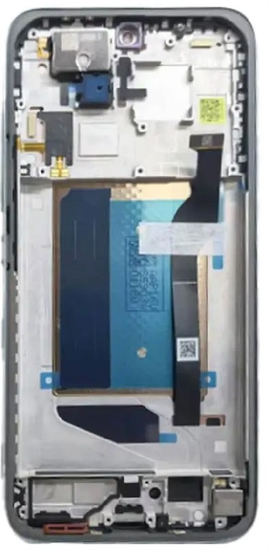 LCD screen Xiaomi Poco M8 Pro 5G with touch screen with frame Green original (service pack)