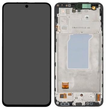 LCD-дисплей Samsung A276 A27 5G с сенсорным экраном и рамкой, чёрный, оригинальный (сервисная упаковка)