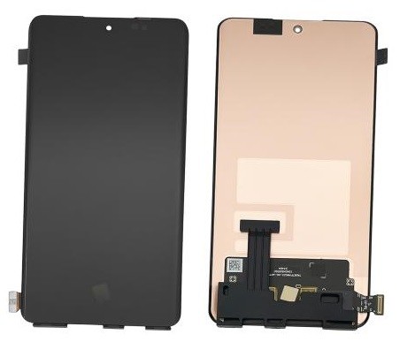 Ekranas Realme 12 Pro 5G/12 Pro+ 5G su lietimui jautriu stikliuku Black ORG