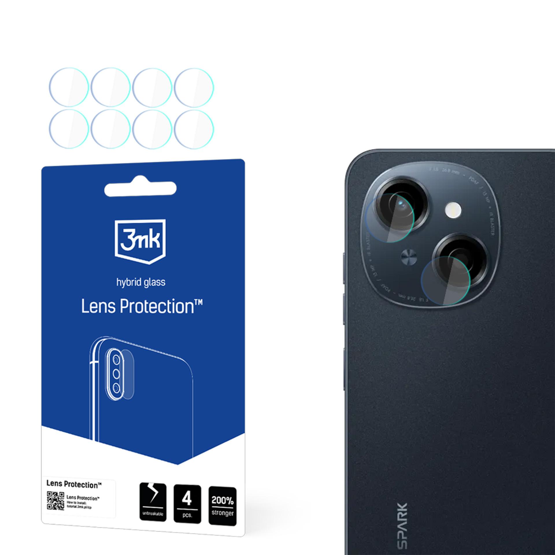 3mk Lens Protection — защита объектива камеры для Tecno Spark Go 1 / Go 1s / Pop 9