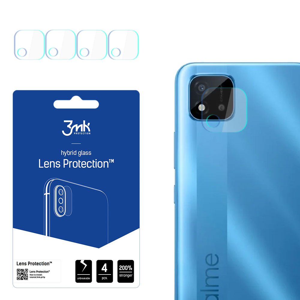 HYBRID GLASS MK FLEXIBLE GLASS LENS PROTECT REALME C11 2021 CAMERA 4 PCS.
