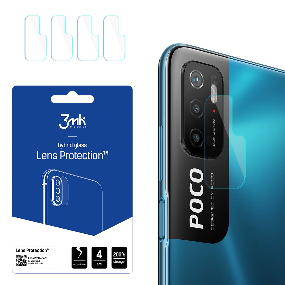 3mk Lens Protection — защита объектива камеры для Xiaomi POCO M3 Pro 5G