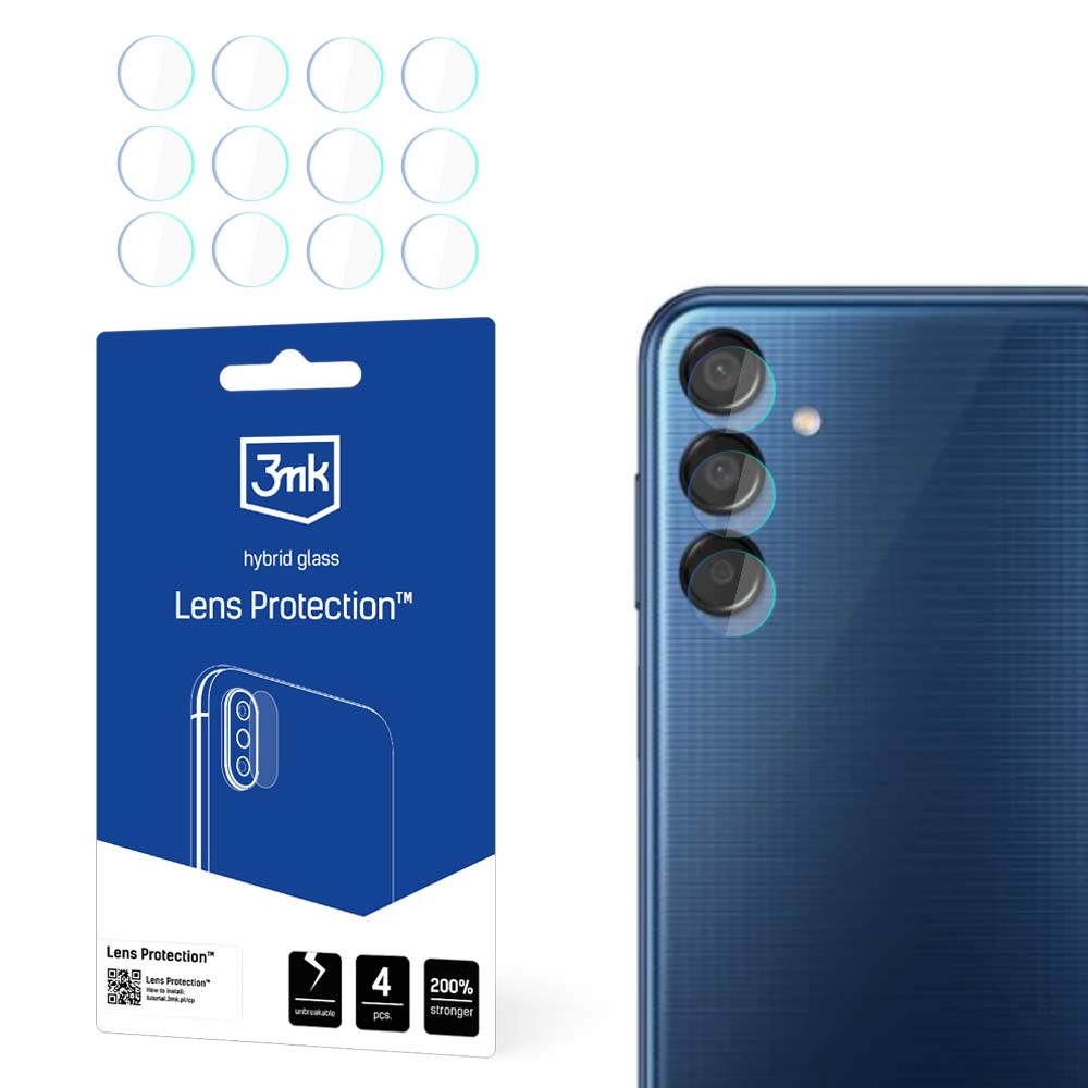 3mk Lens Protection™ hibridinis kameros stiklas Samsung Galaxy M15 5G