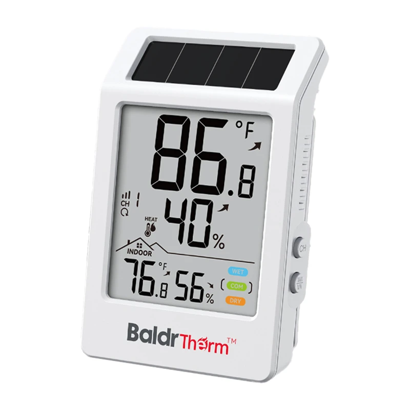 BALDRTHERM B0707 saulės energija maitinamas termohigrometras