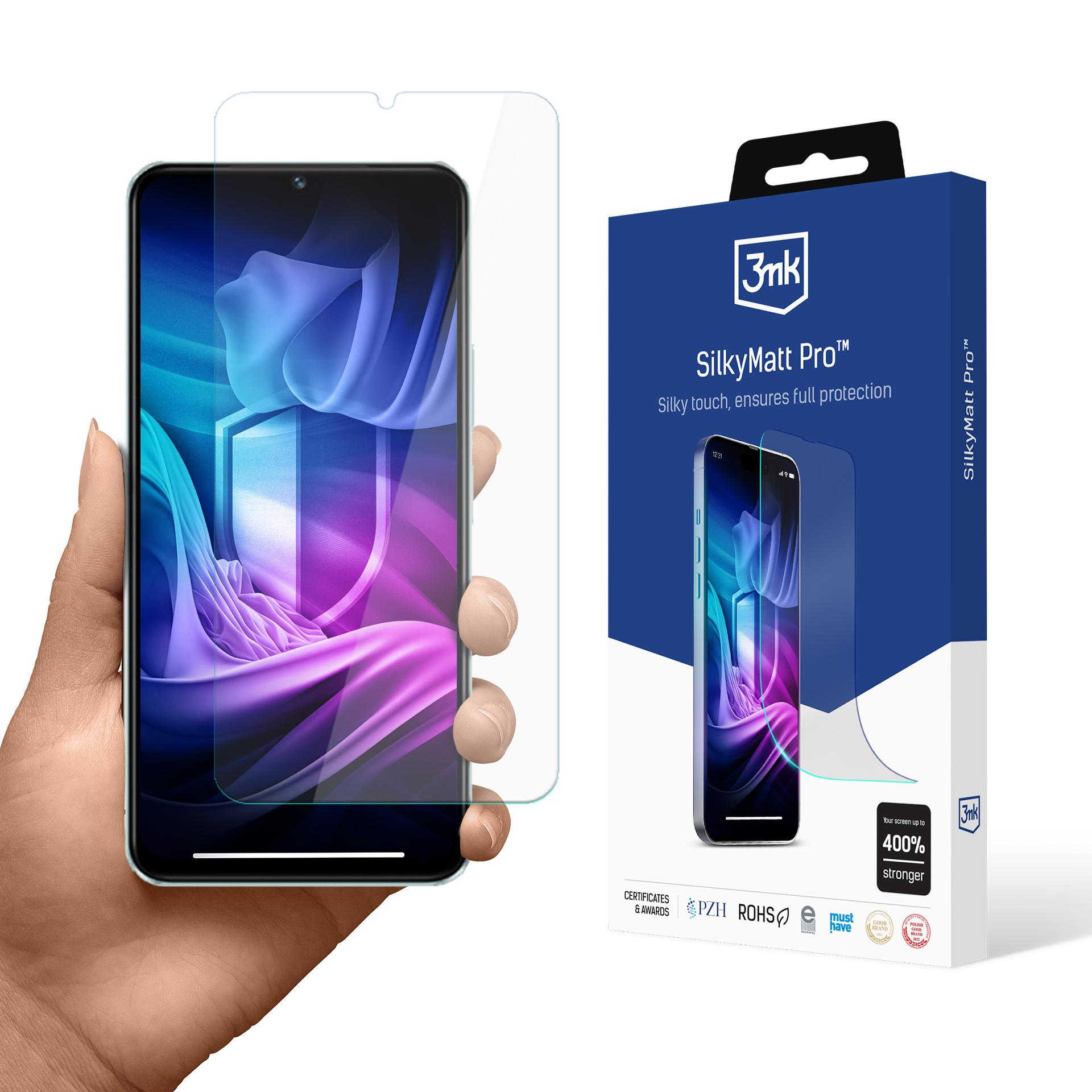 3mk Silky Matt Pro — защита экрана телефона для Vivo Y36c