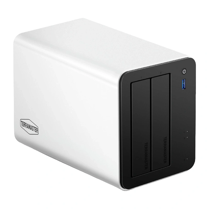 TERRAMASTER F2-425 Plus NAS failų serveris: Intel N5095, 4 GB RAM, 2 lizdai