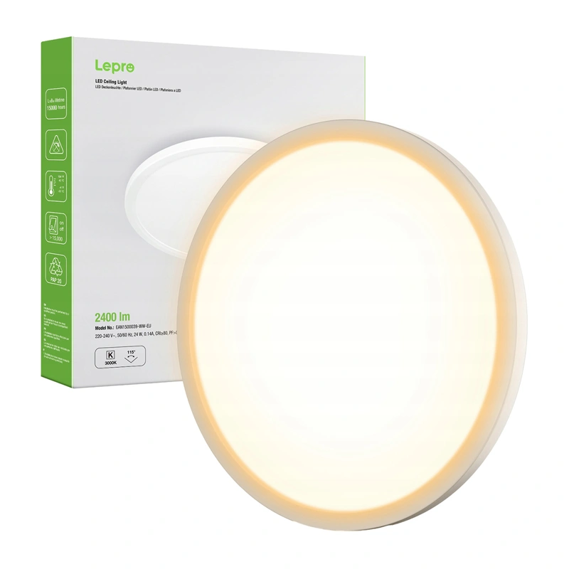LEPRO 1500039-WW-EU 24W 2400 lm потолочный светильник
