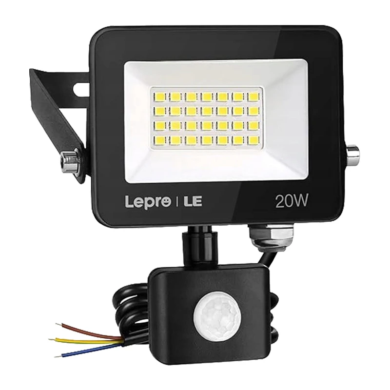 LEPRO 340013-DW-EU 20W 2000 lm 5000 K IP65 LED-прожектор с датчиком движения