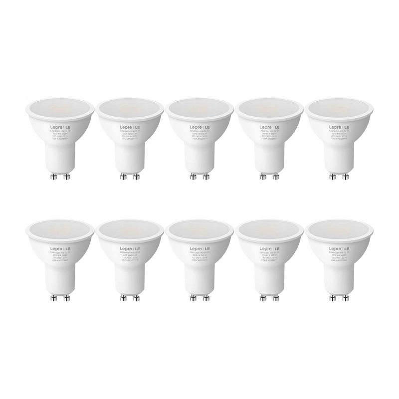 LEPRO 200081-WW-EU-10 GU10 LED-лампа, 4.5W (50W), 345 lm, 2700K, 100°, 10 шт