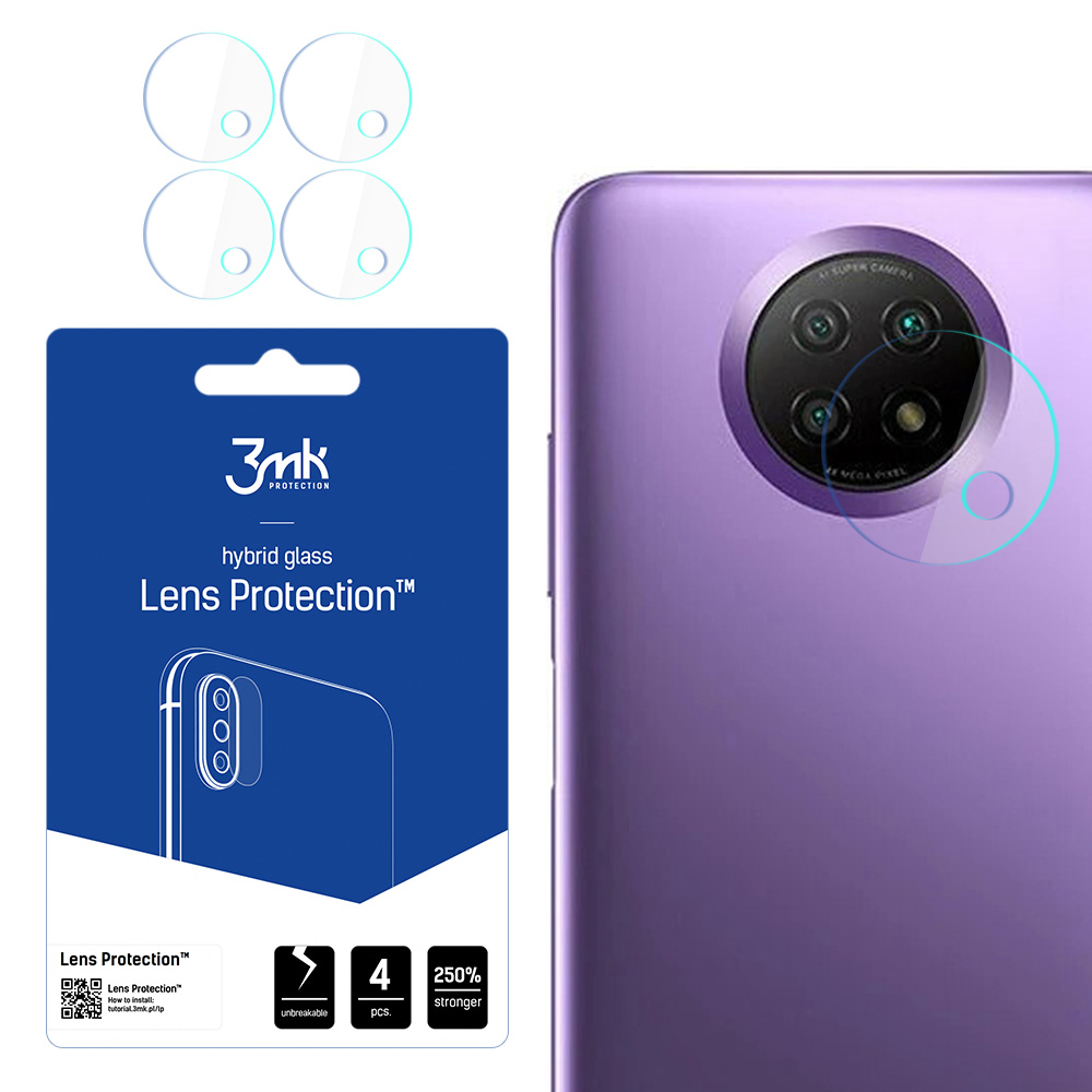 3mk Lens Protection — защита объектива камеры для Xiaomi Redmi Note 9 5G