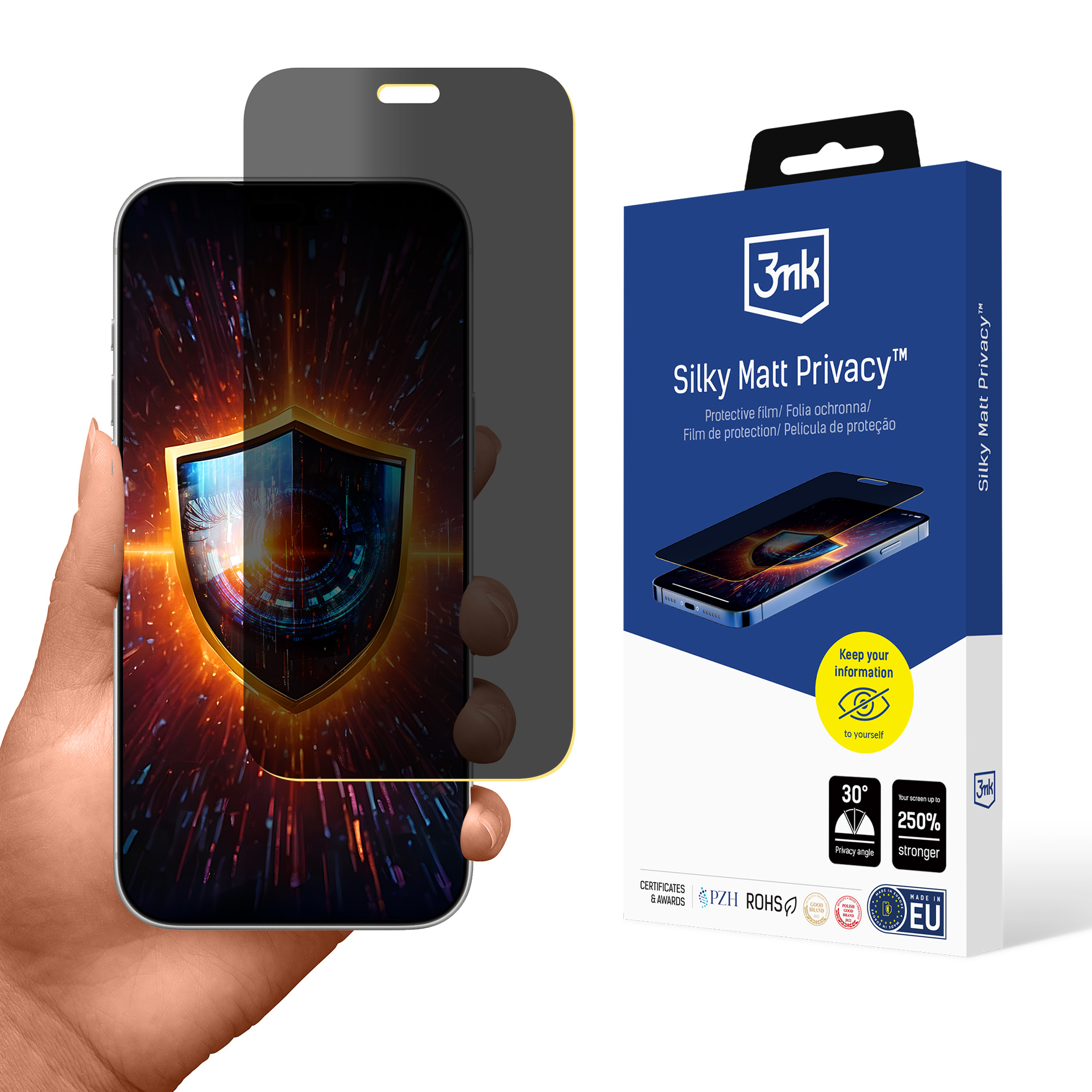 Apple iPhone 18 Pro Max - 3mk Silky Matt Privacy