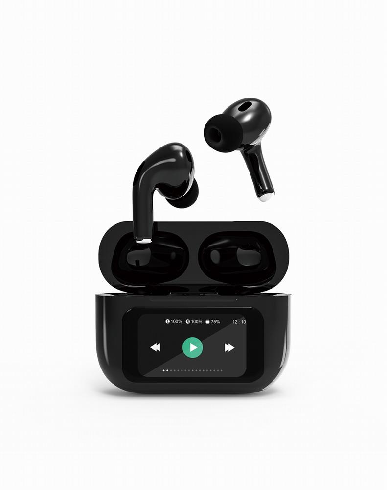 Gembird Bluetooth earbuds (TWS-LCD-ANC-01-BK) – black