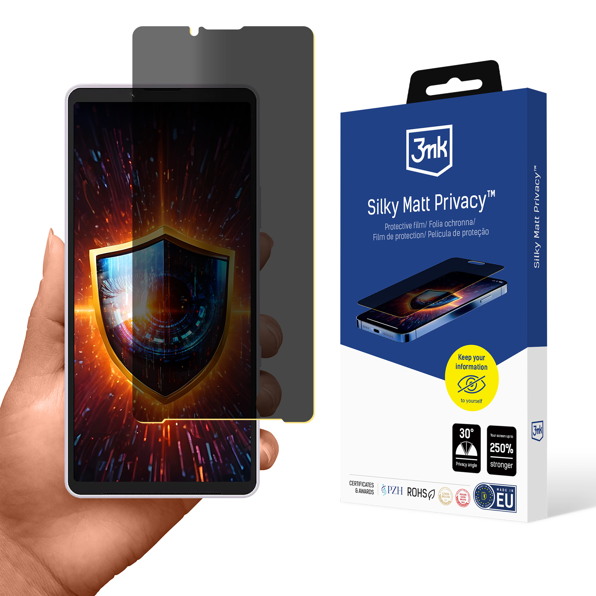 Sony Xperia 10 VIII - 3mk Silky Matt Privacy