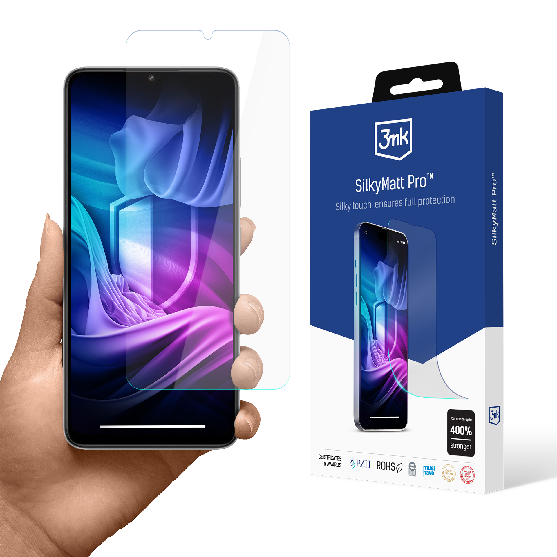 3mk Silky Matt Pro — защита экрана телефона для Redmi 13C 5G