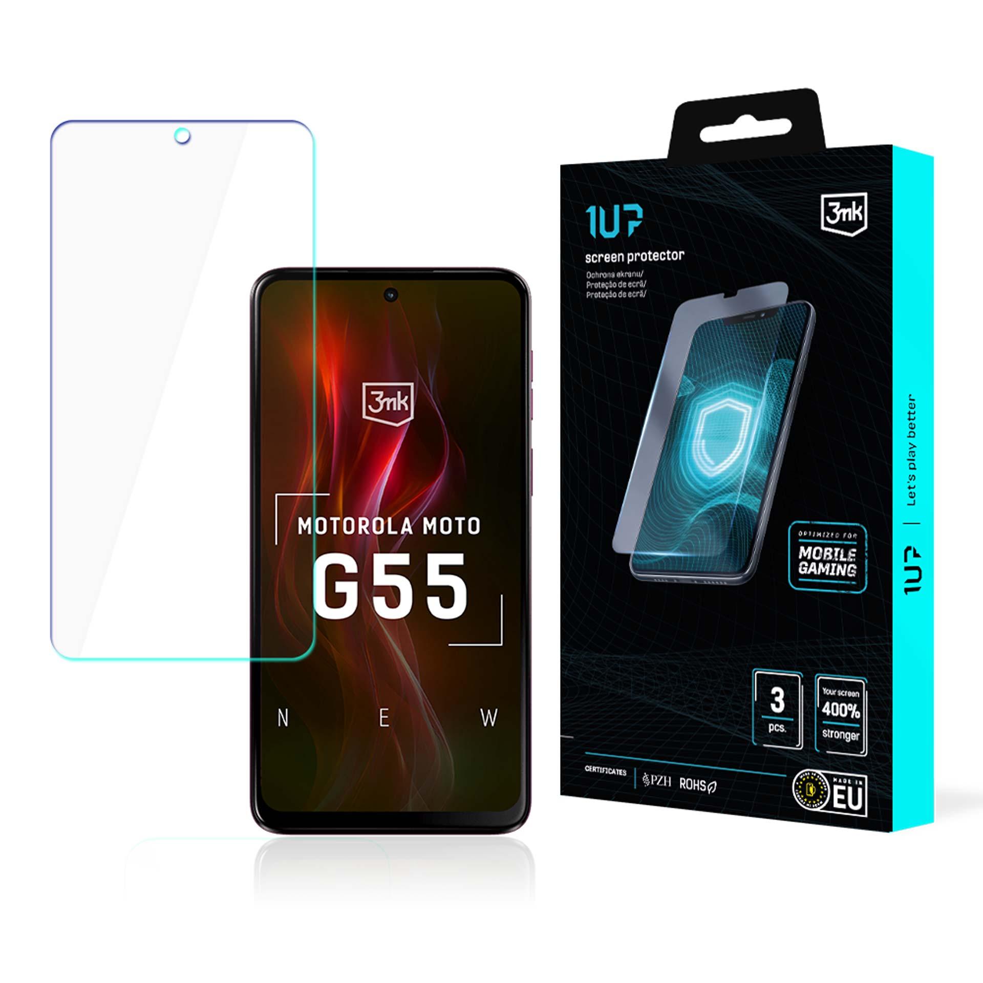 3mk 1UP — защита экрана телефона для Motorola Moto G55 5G