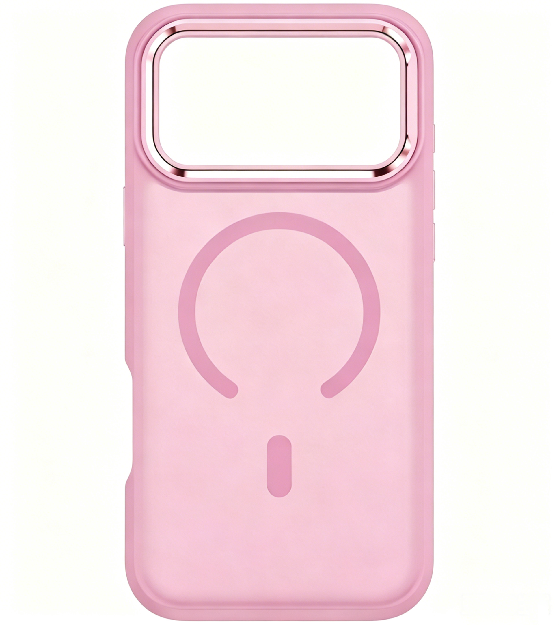 Чехол для iPhone 18 Pro / 17 Pro: Forcell F-Protect Smoke Hybrid Premium, совместимый с MagSafe, цвет: розовый