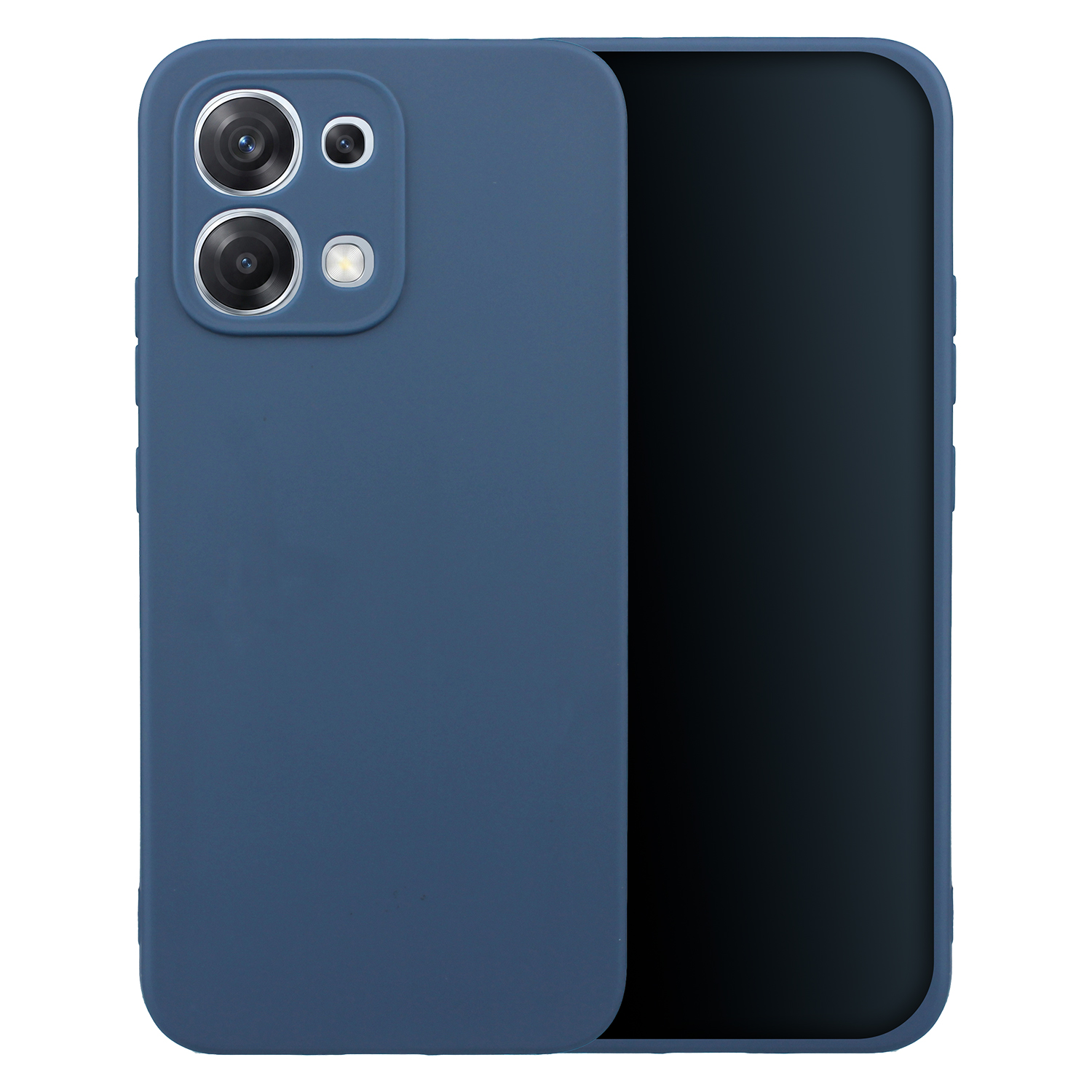 Матовый TPU-чехол для Oppo A6 Pro 5G, тёмно-синий