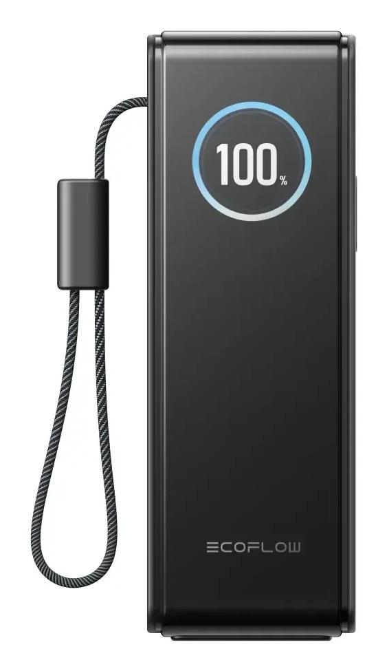 EcoFlow RAPID USB išorinė baterija, 25 000 mAh, 170 W, sidabrinė, 5023001030