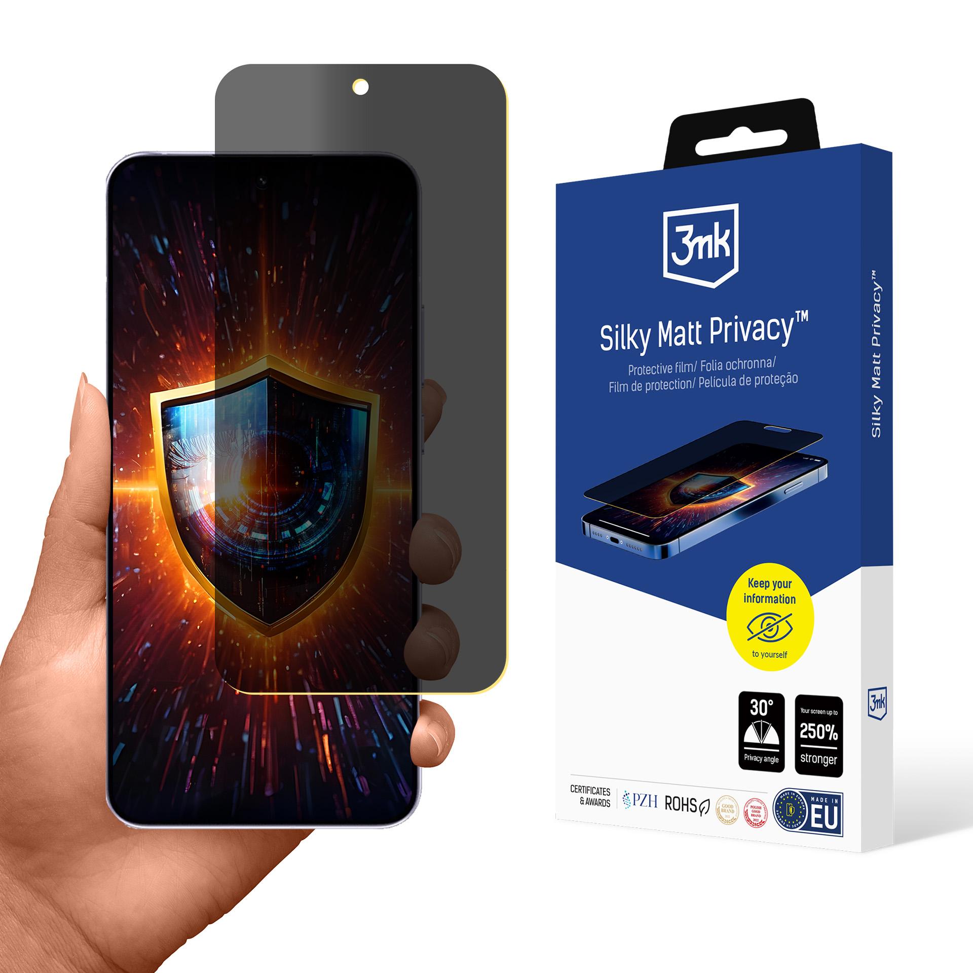 3mk Silky Matt Privacy — приватный фильтр для экрана для Oppo Reno 14