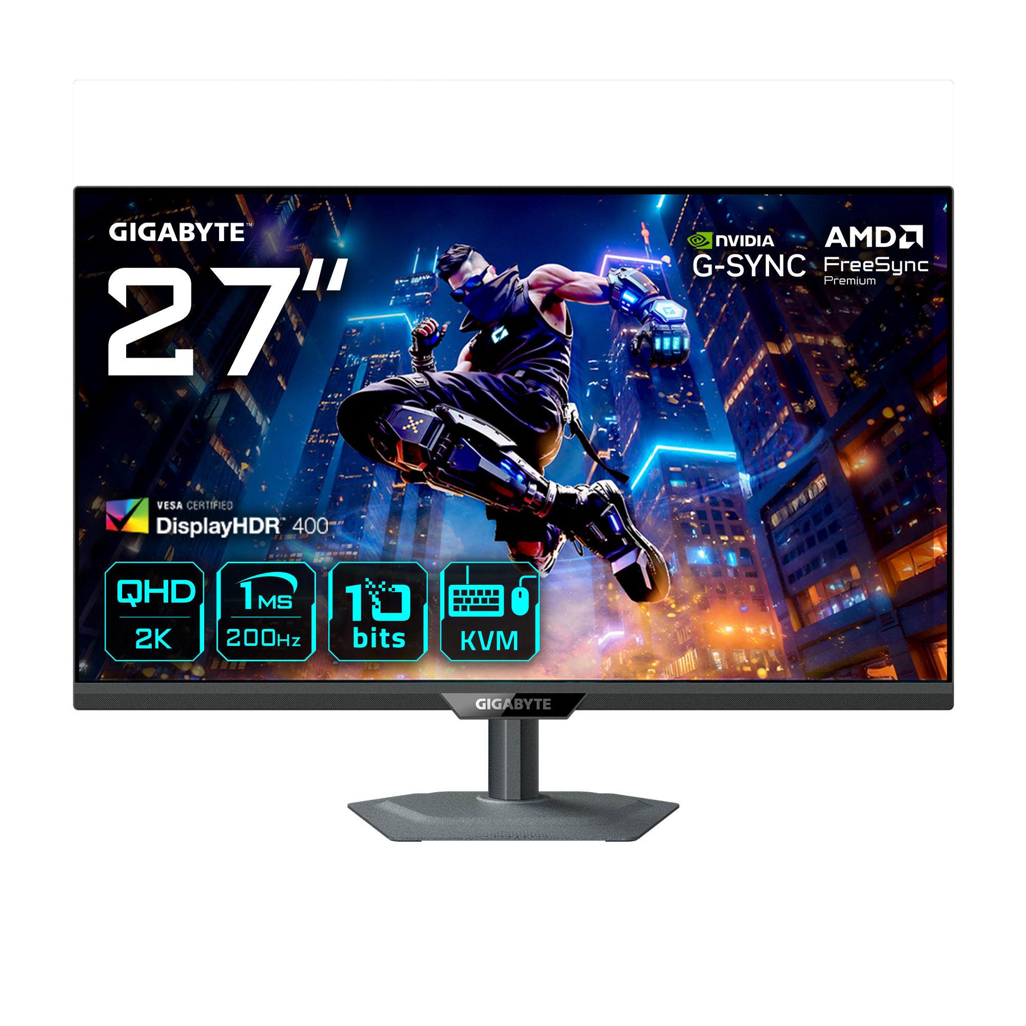 GIGABYTE 27 " 2560 x 1440 pixels Quad HD Native aspect ratio 16:9 LED Flat M27Q2EK (LCD Monitor)