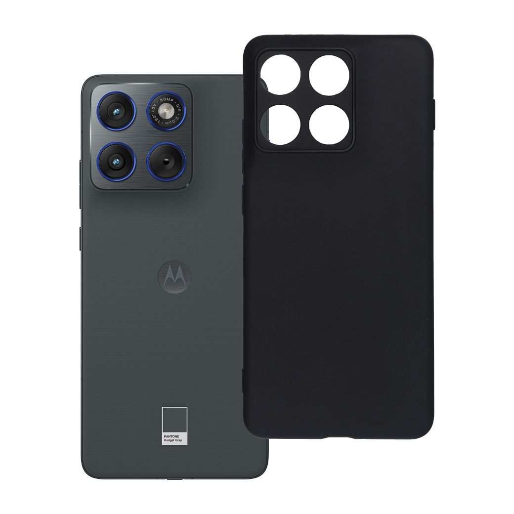 Матовый чехол для Motorola Edge 70 чёрный