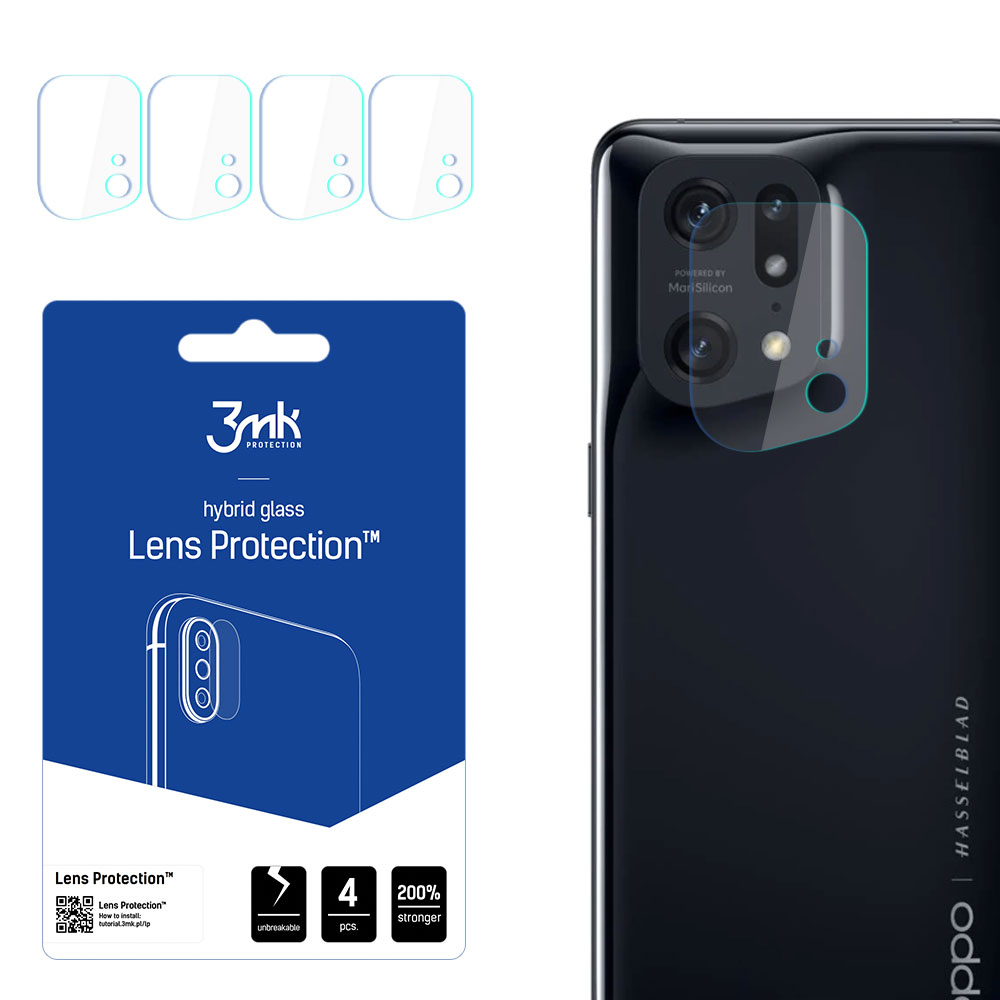 3mk Lens Protection — защита объектива камеры для Oppo Find X5 Pro