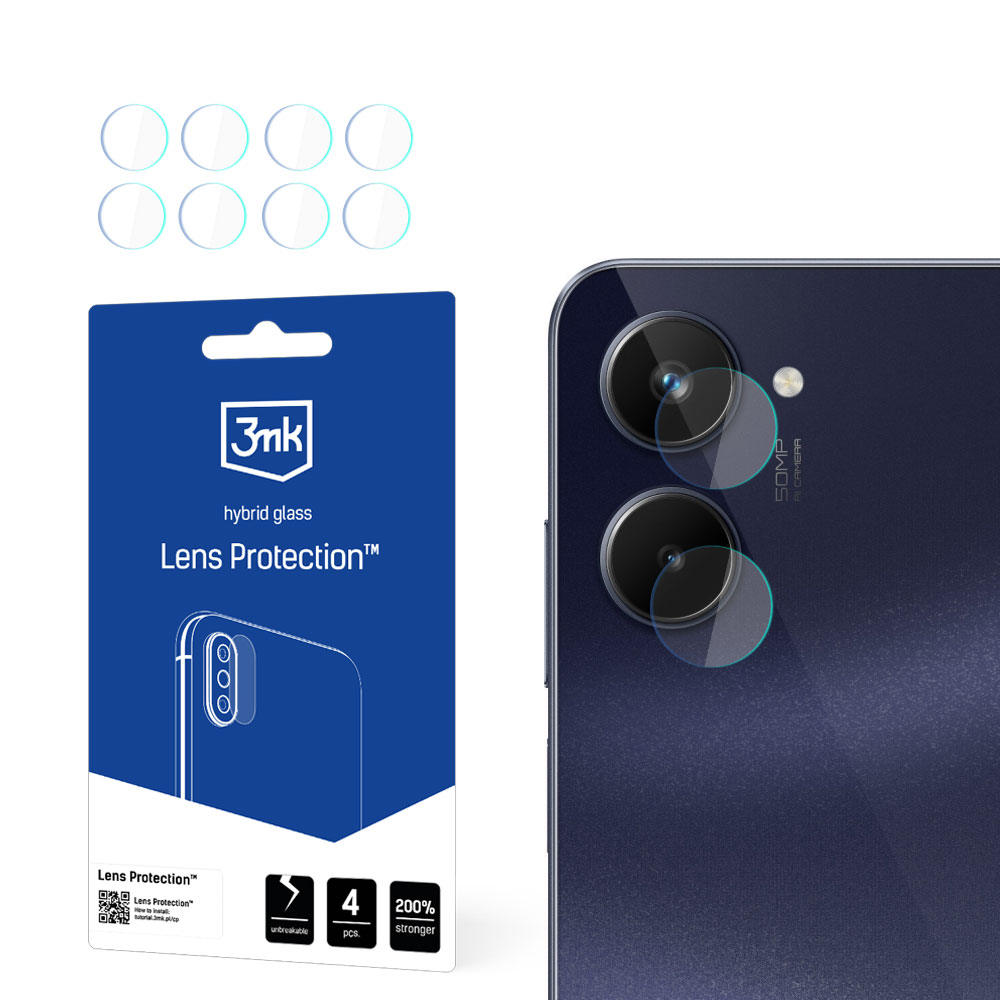 3MK LENS PROTECT REALME 10 Kameros apsauga 4 VNT.