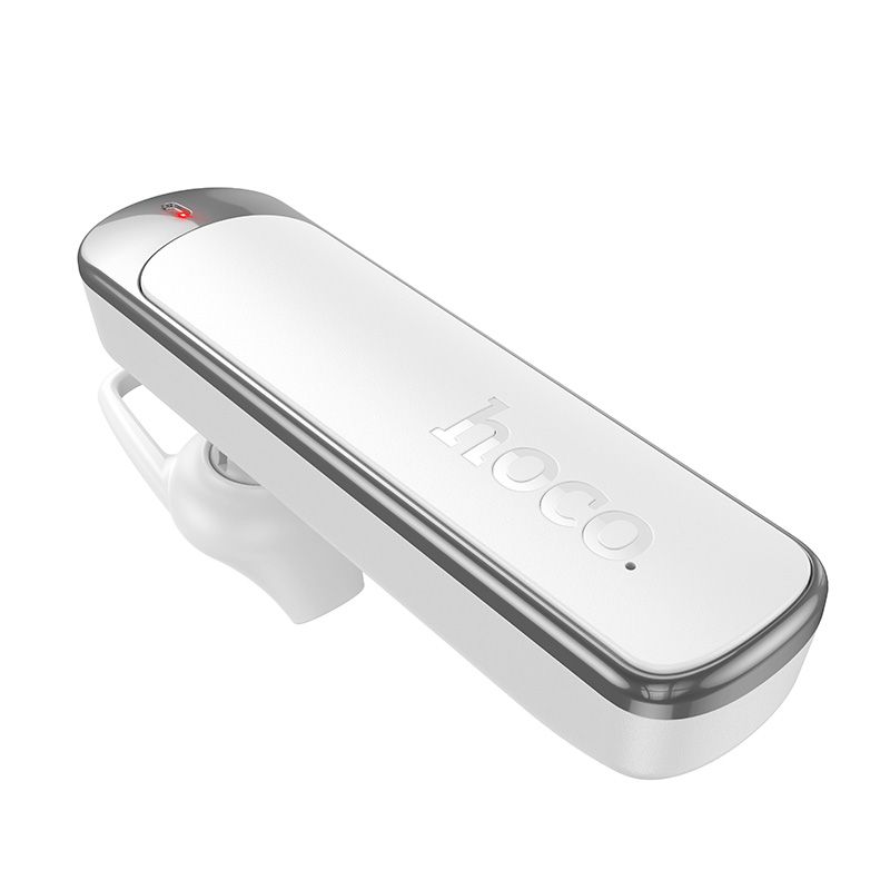 Wireless mono headset (ENC, BT 6.0, 130 mAh) Hoco E201 white