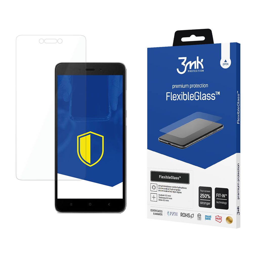 3mk FlexibleGlass™ hibridinis stiklas skirtas Xiaomi Redmi Note 4 Global