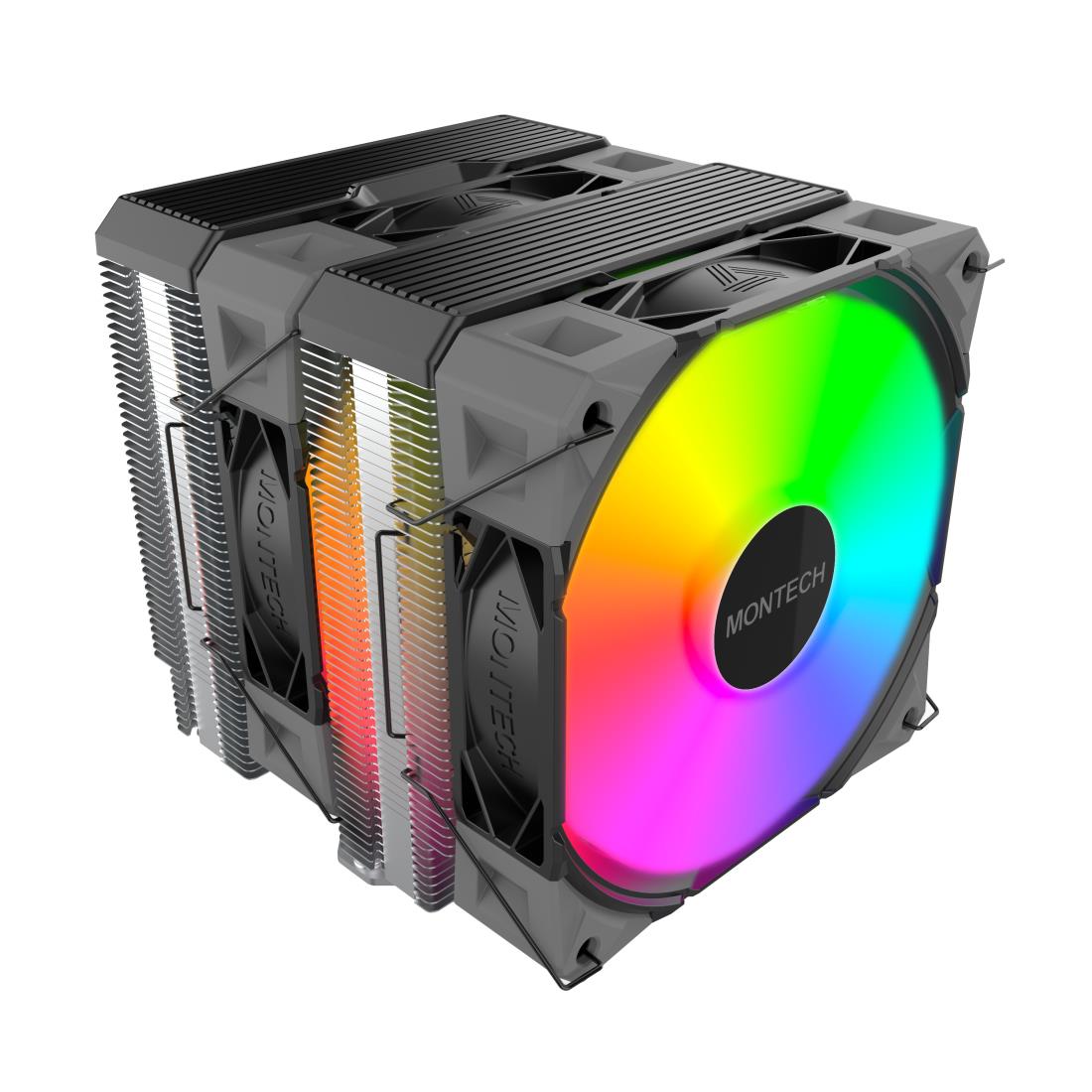 Универсальный кулер для процессора Montech NX600 ARGB (B), чёрный