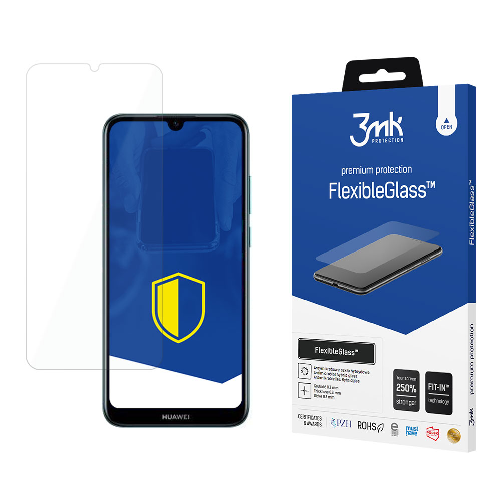 Гибридное стекло 3mk FlexibleGlass™ на Huawei Y6 2019