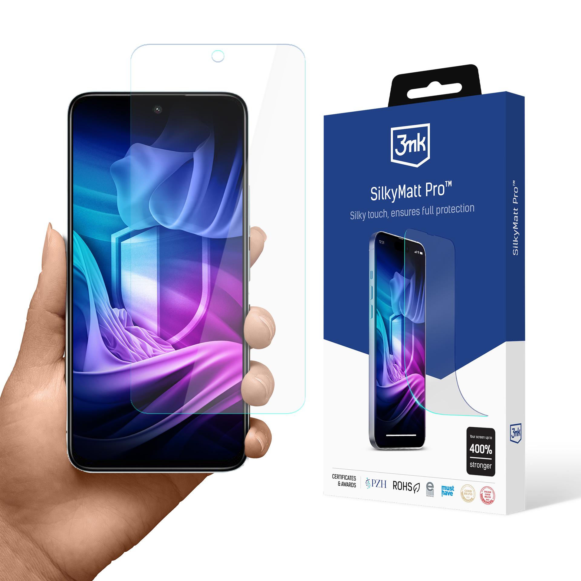 3mk Silky Matt Pro — защита экрана телефона для Redmi 13 4G/5G