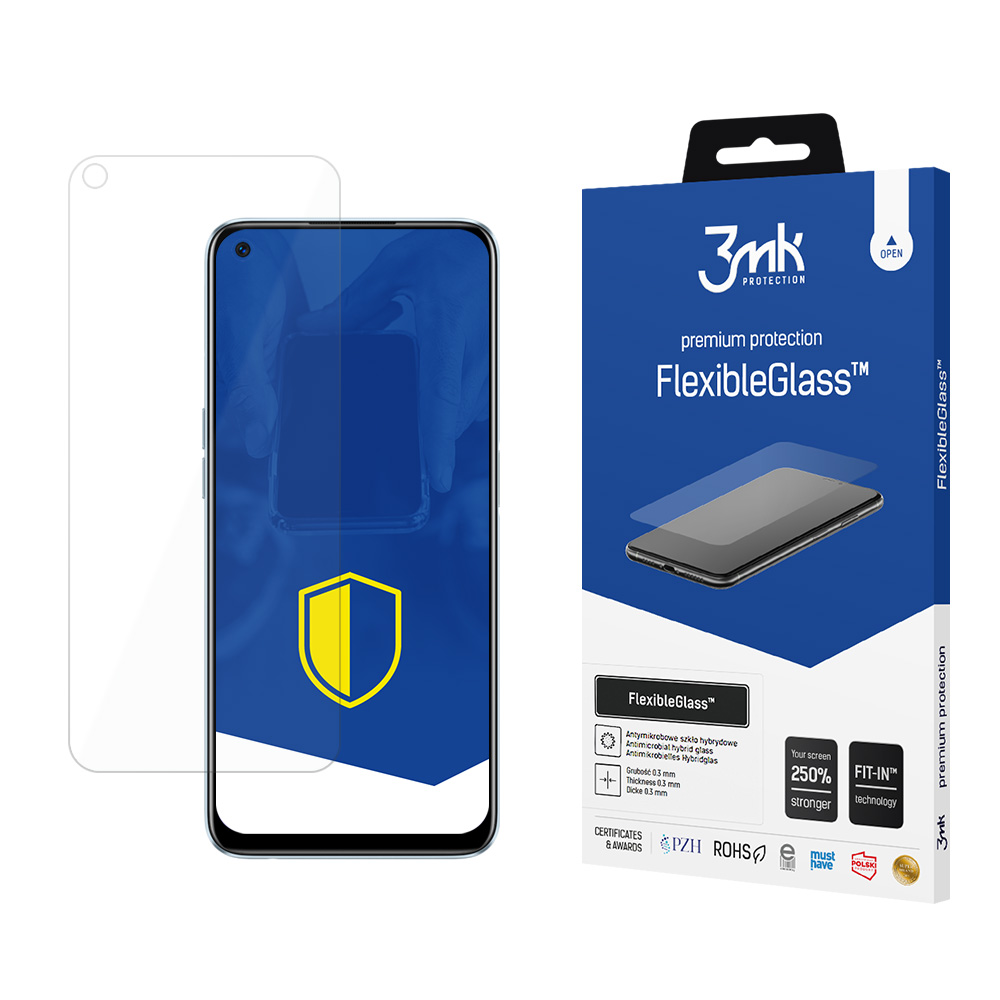 Гибридное стекло 3mk FlexibleGlass™ на Realme 6