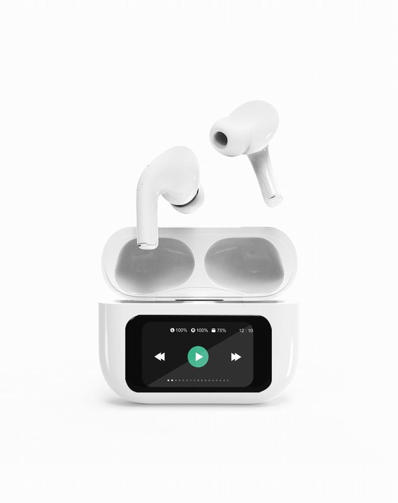 Gembird Bluetooth ausinės (TWS-LCD-ANC-01-W) – baltas