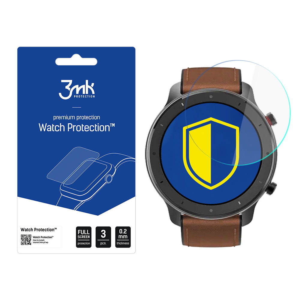 3mk laikrodžio apsauga™ v. FlexibleGlass hibridinis stiklas Xiaomi Amazfit GTR 47 mm