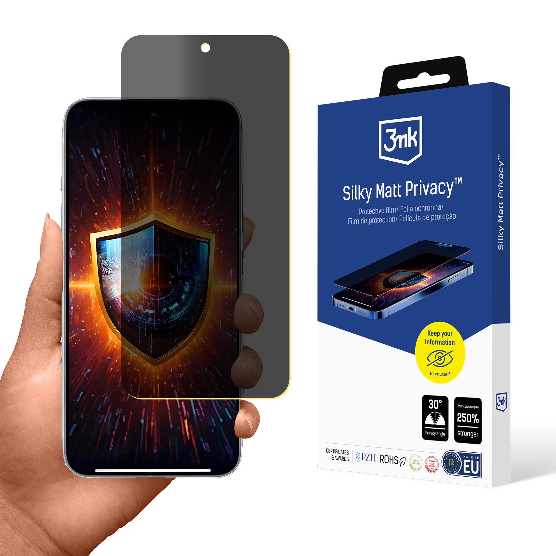 3mk Silky Matt Privacy — приватный фильтр для экрана для Oppo Reno 14 F/ 14 FS 5G