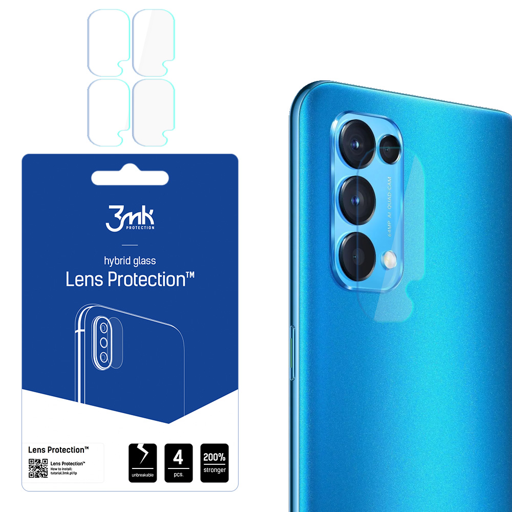 3mk Lens Protection — защита объектива камеры для Oppo Reno 5A 5G