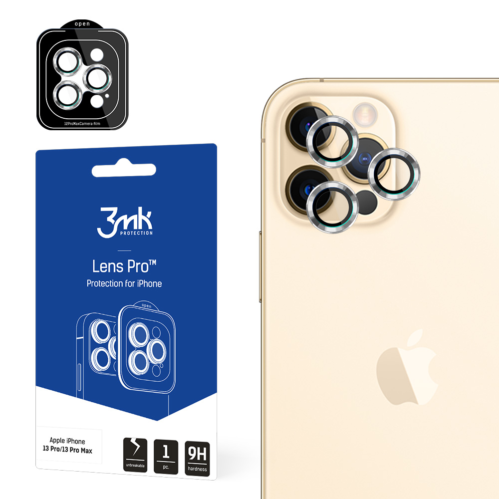3MK Lens Protection Pro iPhone 12 Pro Max Защита объектива камеры с монтажной рамкой 1 шт