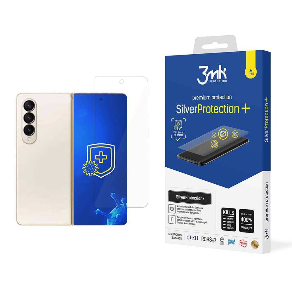 3mk SilverProtection+ — защита экрана телефона для Samsung Galaxy Z Fold4 (Front)