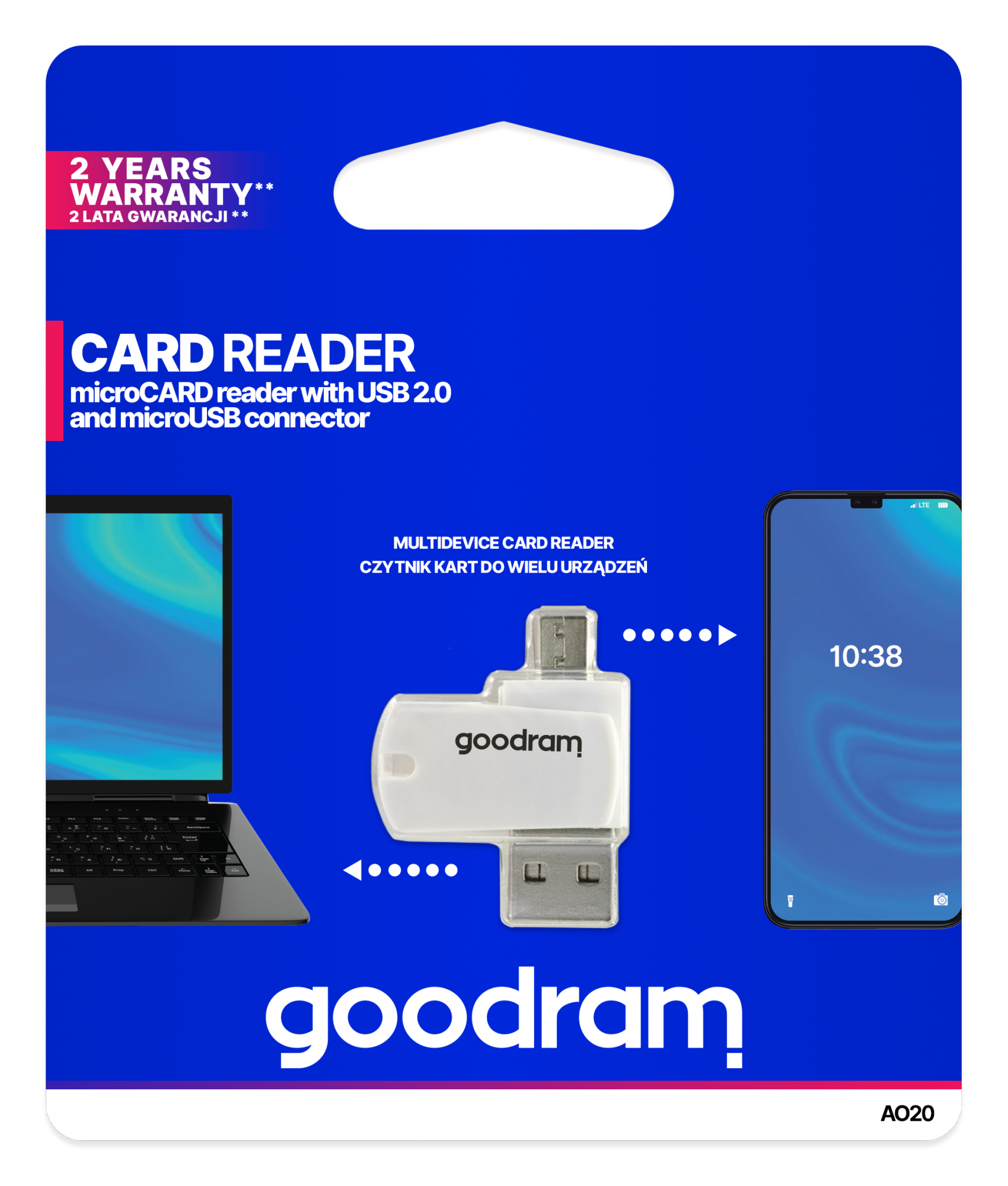 Goodram MicroSD OTG card reader