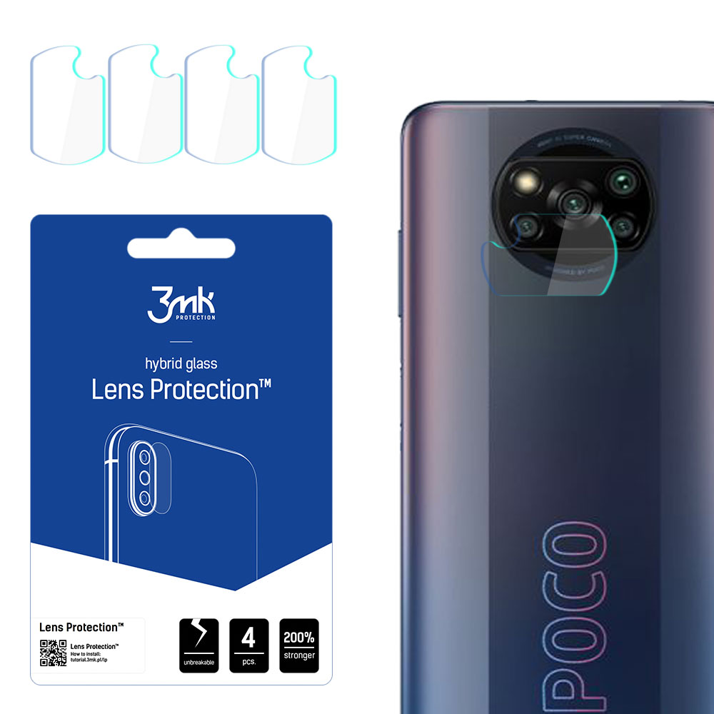 3mk Lens Protection — защита объектива камеры для Xiaomi POCO X3 Pro