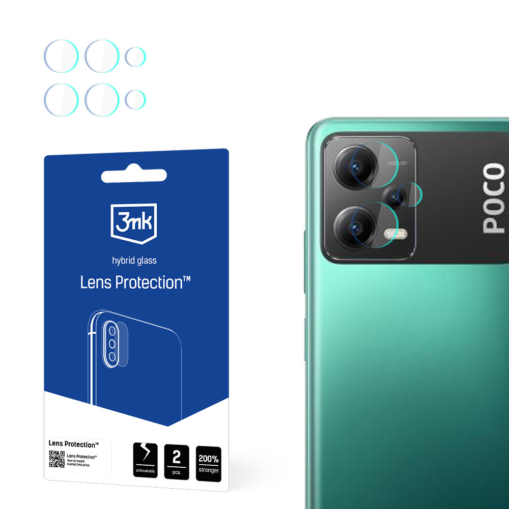 3mk Lens Protection — защита объектива камеры для Poco X5 5G