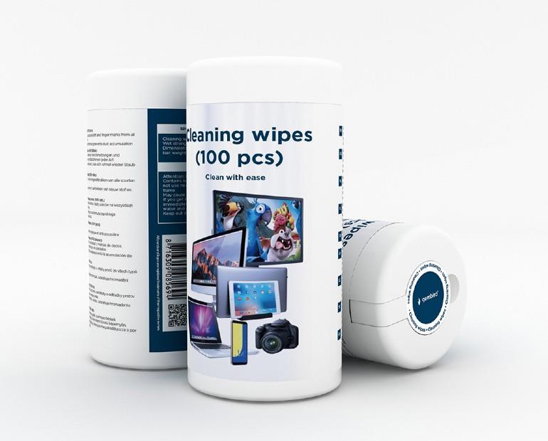 Gembird cleaning wipes (CK-AWW100-01) – 100 pcs