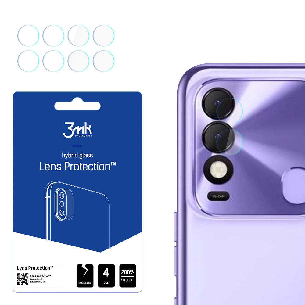 3mk Lens Protection — защита объектива камеры для Tecno Spark 8