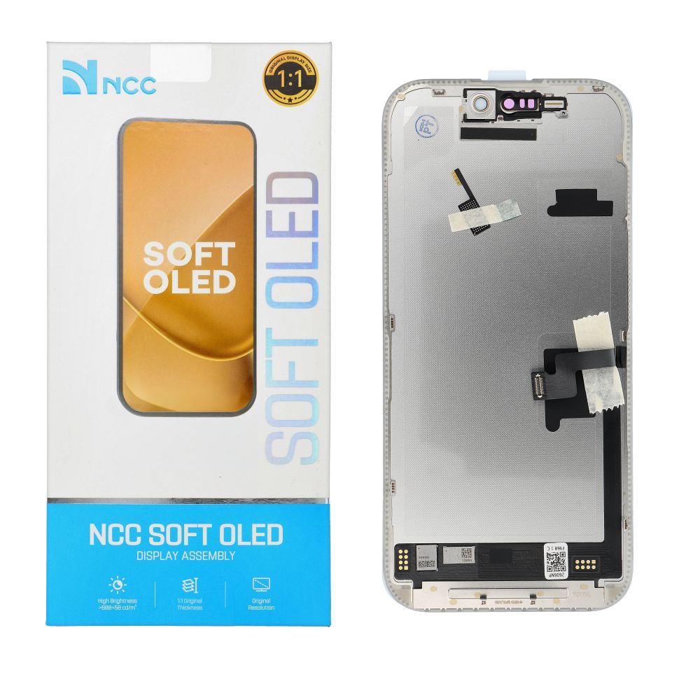 Модуль дисплея NCC Soft OLED для iPhone 16 PRO, 120 Гц (поддерживает перенос IC)
