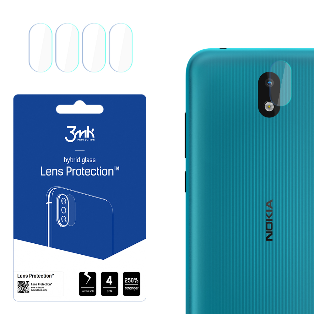 гибридное стекло 3MK гибкое стекло для объектива NOKIA 1.3 для 4 камер