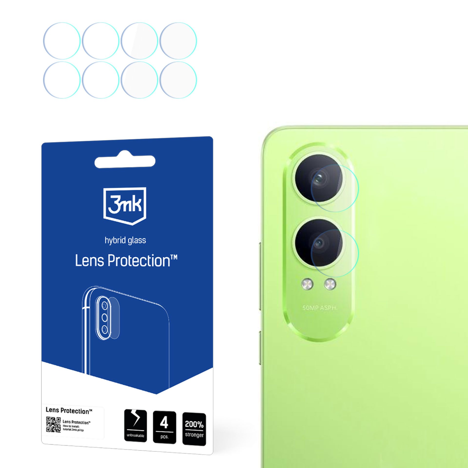 OnePlus Nord CE 4 Lite - 3mk Lens Protection