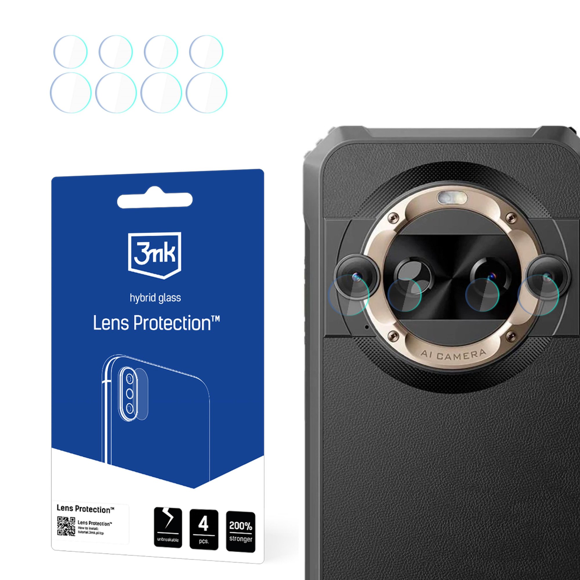 Blackview BL9000 Pro - 3mk Lens Protection