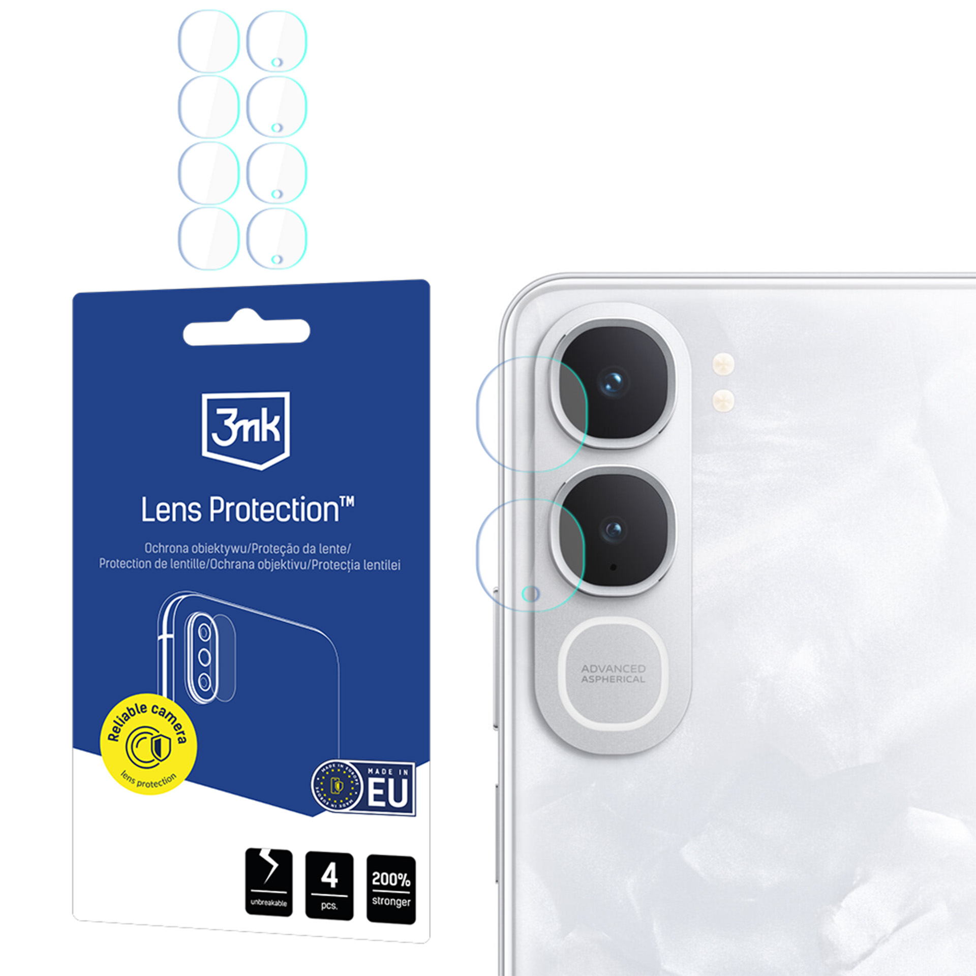 3mk Lens Protection — защита объектива камеры для Vivo Y31 5G
