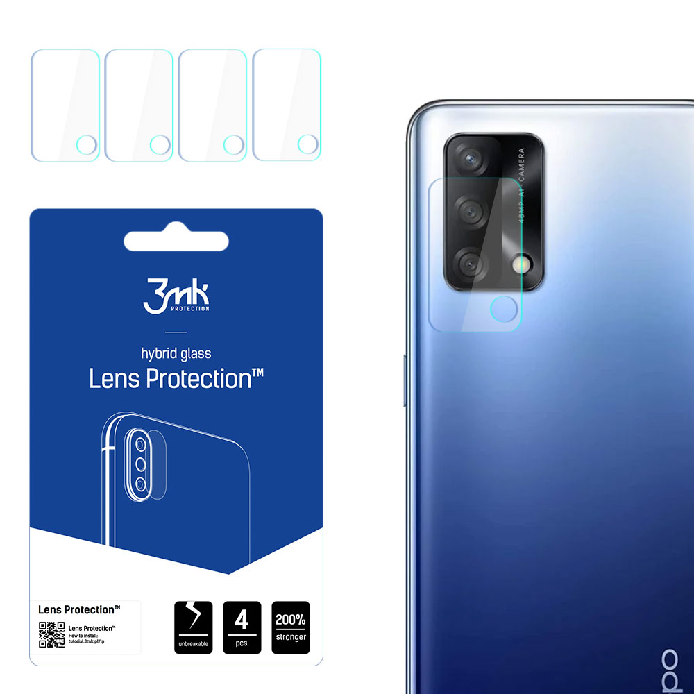 3mk Lens Protection — защита объектива камеры для Oppo A74 4G